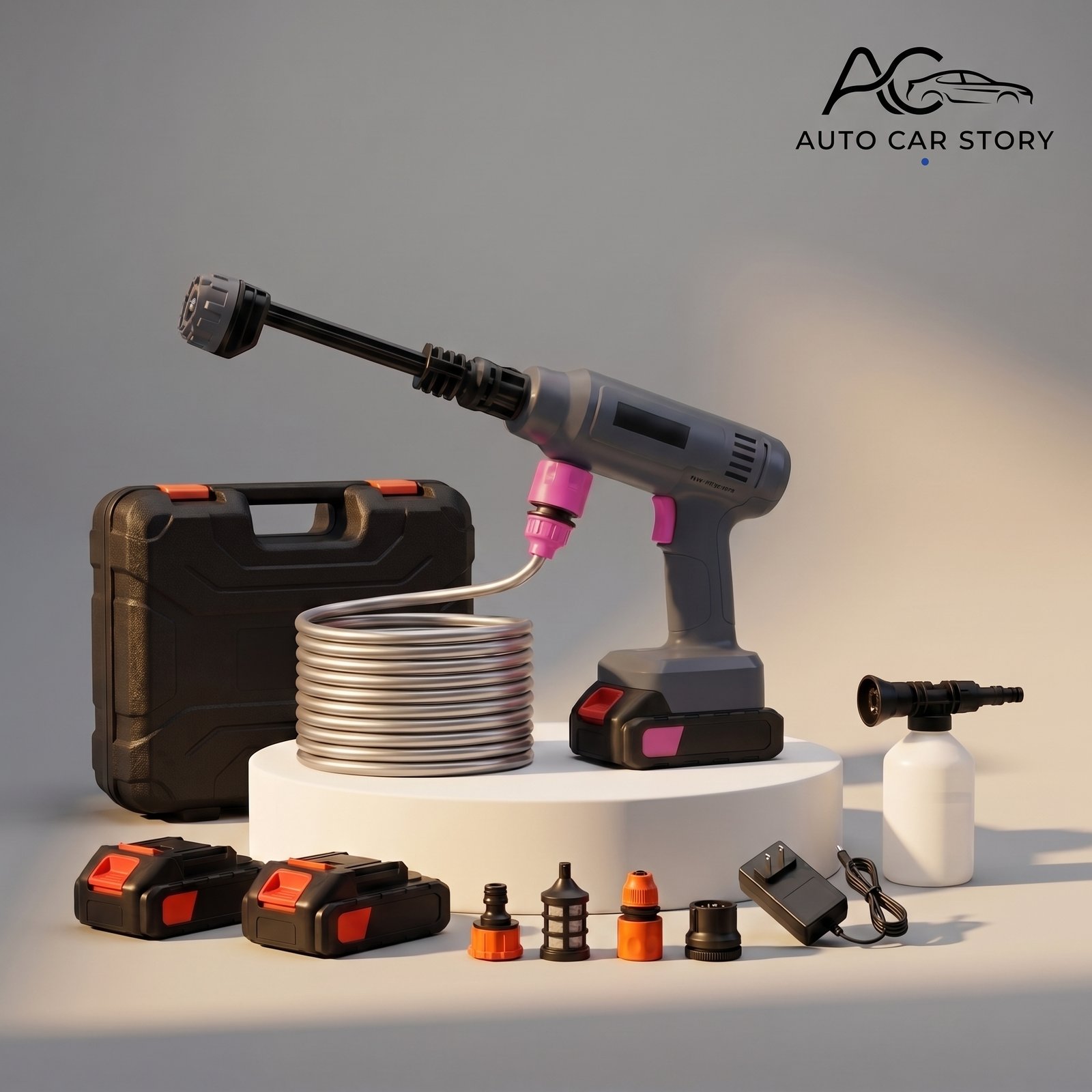 Power Blaster Plus Cordless Portable Pressure Washer & Water Spray Gun - Image 3
