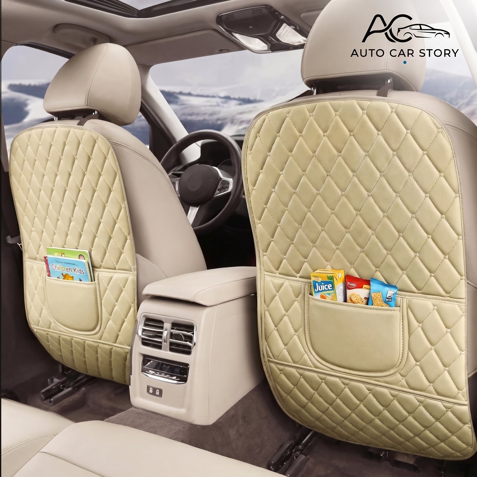 Leatherette Car Seat Protector - Image 5