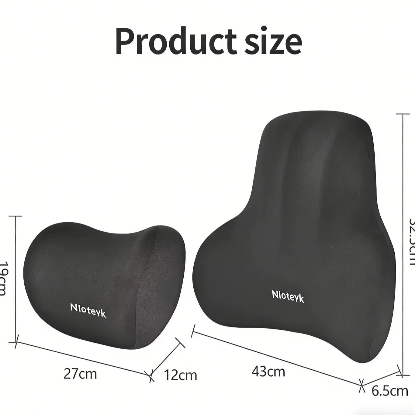 Memory Foam Car Neck Cushion Car Lumbar Support for Car Supplies Universal Neck Pillow Waist Cushion Car Seat Car Accessories - Image 11
